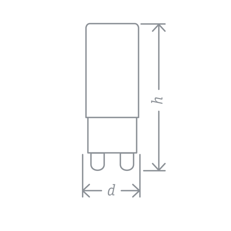 Лампа светодиодная 71 267 NLL-P-G9-5-230-4K 5Вт капсульная 4000К нейтр. бел. G9 420лм 220-240В Navigator 71267