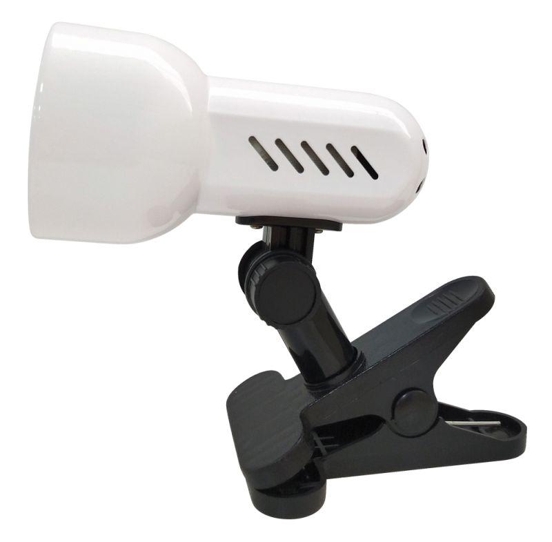 Светильник настольный UF-381 C01 с прищепкой 230В 40Вт E27 ЛОН бел. Ultraflash 14505