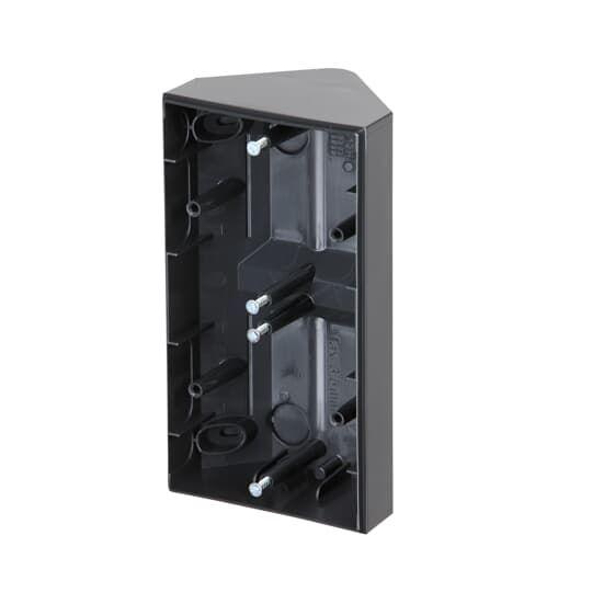 Коробка для углового монтажа на поверхность 85мм двойн. Impressivo антрацит ABB 2TKA00002280