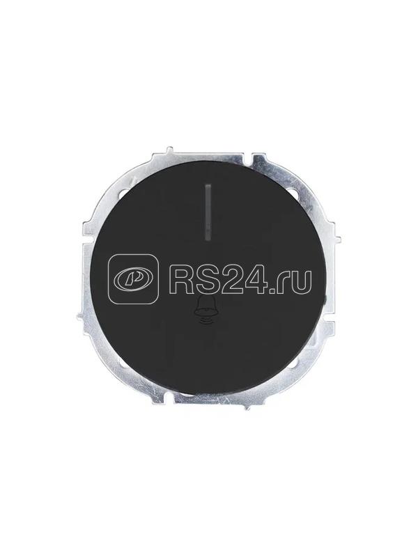 Кнопка звонка СП OSEN с подсветкой механизм черн. бархат LEZARD 743-4288-108