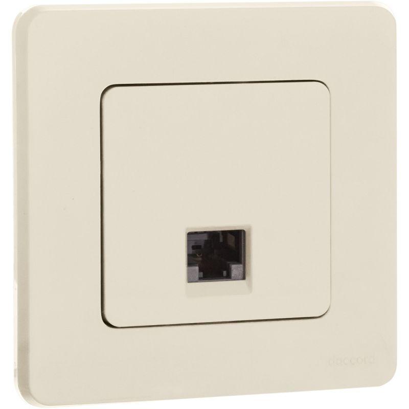 Розетка компьютерная Inspiria RJ45 кат.5E UTP сл. кость IEK 673826