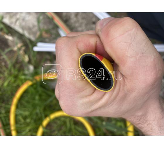 Шланг поливочный ПВХ усиленный пищевой трехслойн. армир. 3/4 50м желт. Вихрь 73/7/2/5