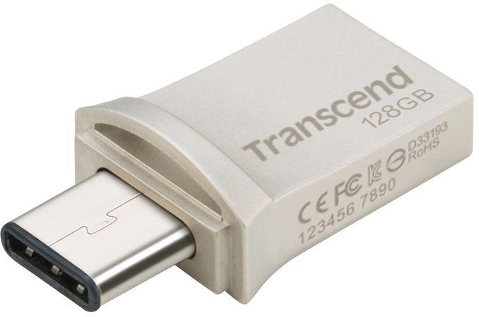Флеш-накопитель TS128GJF890S 128GB JetFlash 890 USB 3.1 OTG Transcend 1000551422