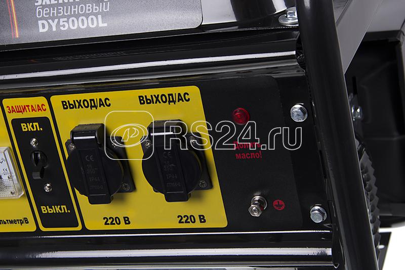 Бензогенератор DY5000L 1ф 4000Вт ручной стартер HUTER 64/1/5
