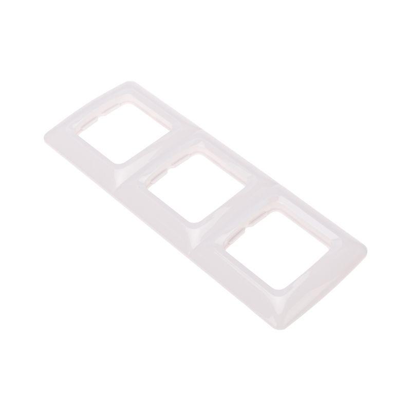 Рамка 3-м DEA горизонт. бел. Kranz KR-78-0227