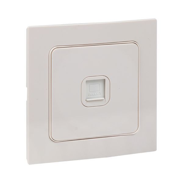 Розетка компьютерная 1-м Стокгольм RJ45 механизм бел. PROxima EKF EYK01-035-10
