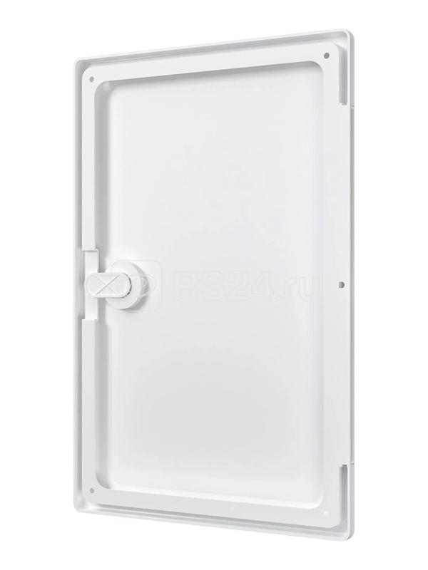 Люк-дверца ревизионная накладная 200х300мм с ручкой-задвижкой АБС бел. EVECS ЛТ2030П