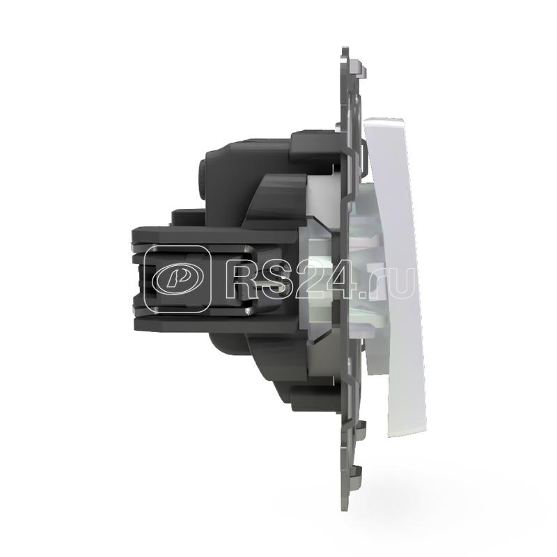 Выключатель 2-кл. СП Pixel 10А IP20 механизм перламутр. TOKOV ELECTRIC TKE-PX-V2-C04