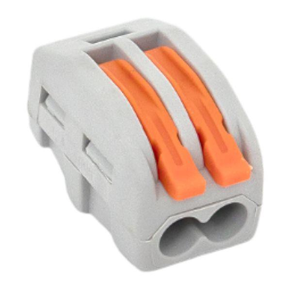 Клемма строительно-монтажная СМК 222-412 2-проводная 0.08-2.5кв.мм с рычагом (уп.100шт) PROxima EKF plc-smk-412