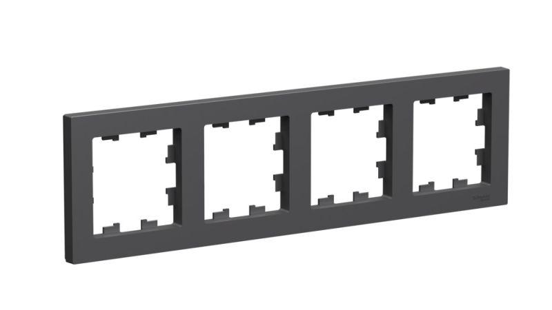Рамка 4-м AtlasDesign универс. базальт SE ATN001404