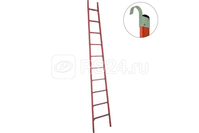 Лестница приставная диэлектрическая ЛСПД-2.8ТК стеклопластик. Антиток Д471550