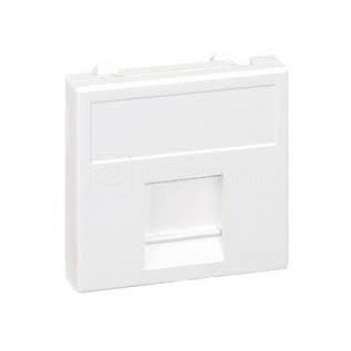 Адаптер на 1 RJ45 коннектор защ. шторки графит SimonConnect K76-14