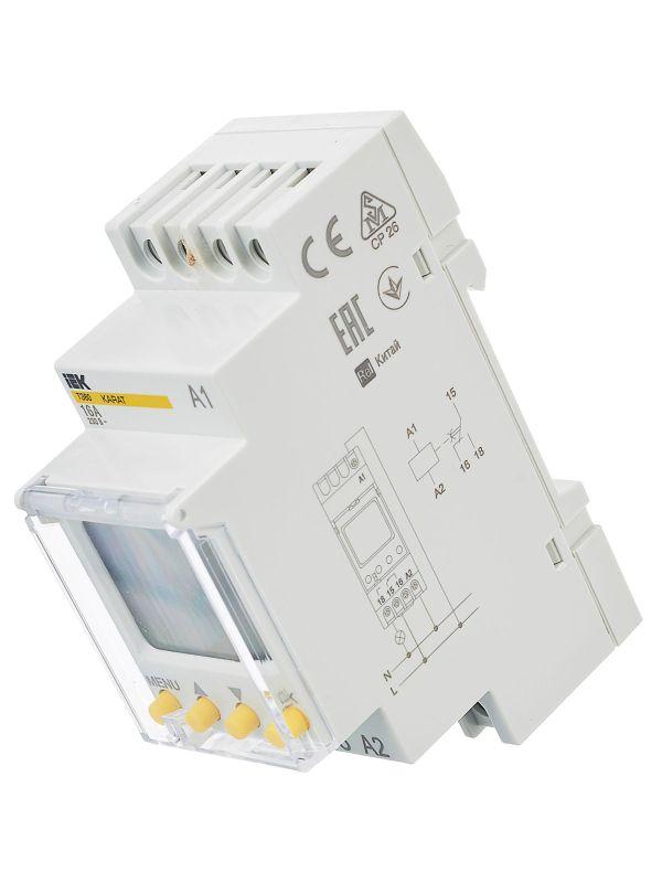 Таймер цифровой ТЭ80 16А 230В на DIN-рейку KARAT IEK MTA10-16-080