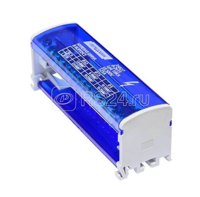 Шина нулевая в корпусе 2х15 латунь Передовик 35027