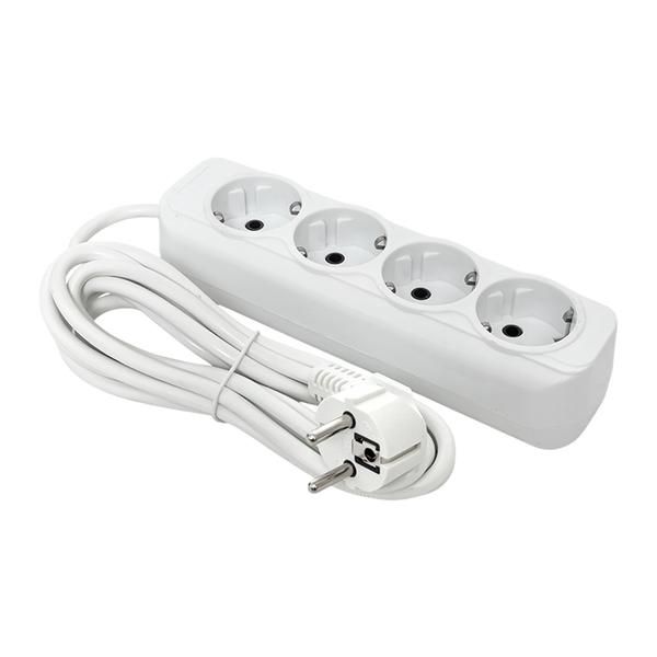 Удлинитель 4х5м с заземл. 16А IP20 Эксперт 3.0кВт ПВС 3х1 PROxima EKF UBA16-310-4-05