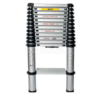 Лестница телескопическая 3.8м SHTOK 20004
