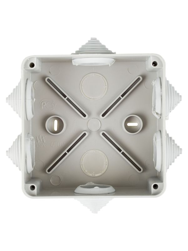 Коробка распаячная ОП 100х100х50 IP55 KM41234 IEK UKO11-100-100-050-K41-55
