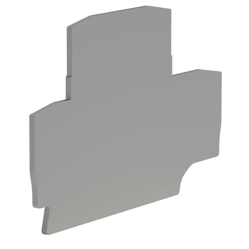 Крышка для двухуровневой клеммы на 2.5кв.мм. сер. (уп.25шт) DKC ZEFCD201GR Крышка для двухуровневой клеммы на 2.5кв.мм. сер. (уп.25шт) DKC ZEFCD201GR