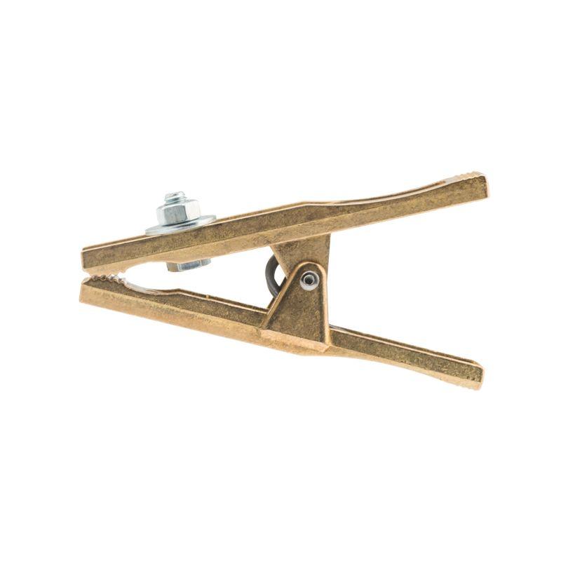 Зажим "крокодил" 200А 140мм для сварки (латунь) САТУРН Профи РОССИЯ 16-0052-9