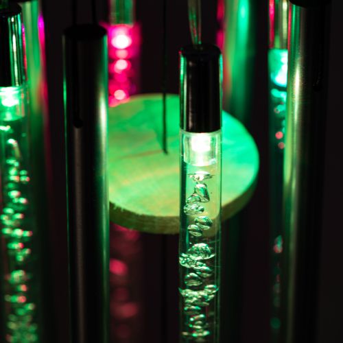 Светильник светодиодный садовый "Солнечный ветер" ERASF22-46 RGB 6LED 70см d13.5см на солнечн. батарее Эра Б0057664