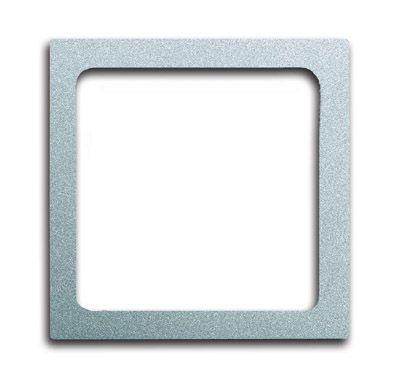 Плата центральная (накладка) для механизма светоиндикатора 2062 U solo/future серебристо-алюм. ABB 2CKA001731A1950