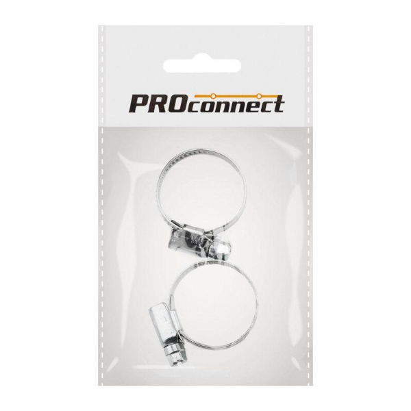 Хомут стальной червячный 20-32 (уп.2шт) PROCONNECT 07-0620-8