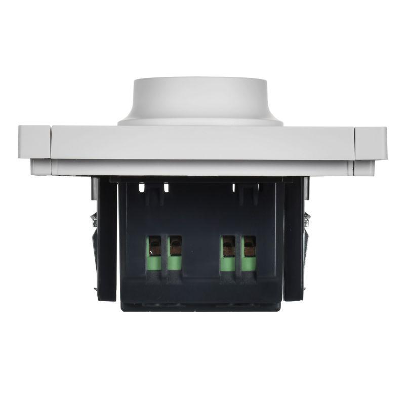 Светорегулятор поворотно-нажимной СП FORTE&PIANO 600Вт FP254 бел. IEK FP-D20-0600-K01