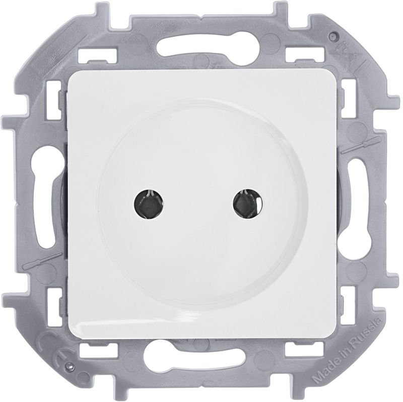 Розетка 1-м СП Inspiria 16А IP20 250В 2P механизм бел. IEK 673710