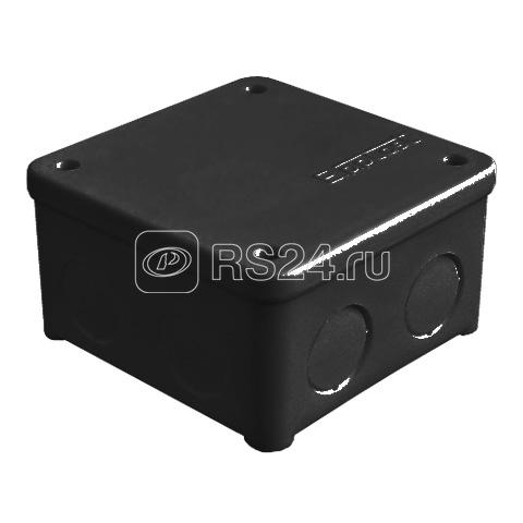 Коробка распределительная ОП 85х85х45мм IP54 7 выходов без гермовводов крышка на винтах материал - полипропилен черн. Epplast 135135