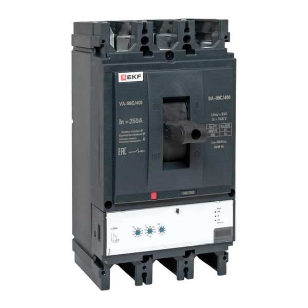 Выключатель автоматический 3п 400/250А 45кА ВА-99C Compact NS PROxima EKF mccb99C-400-250