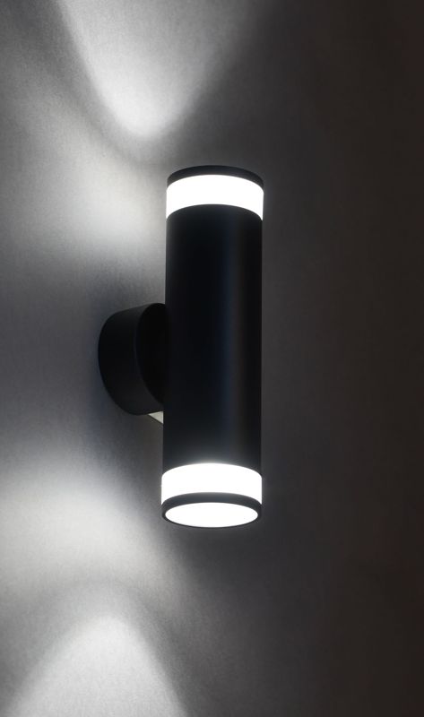 Светильник 4009 настенный под лампу 2хGU10 черн. IEK LT-UBB0-4009-GU10-2-K02