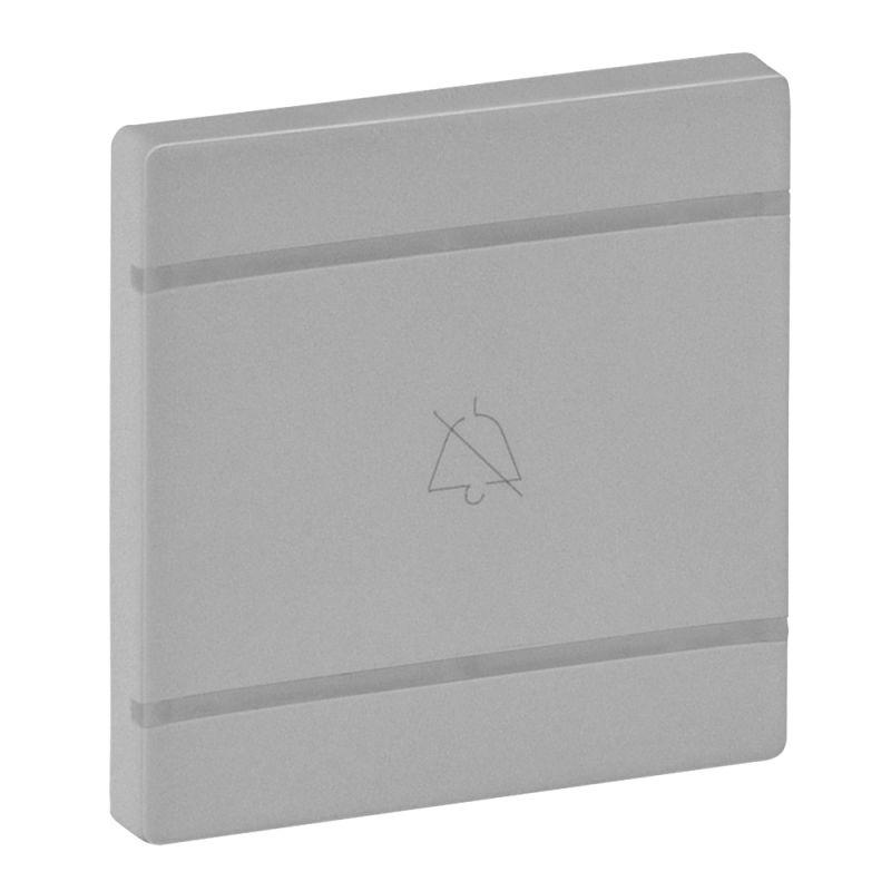 Панель лицевая Valena Life MyHome для механизмов BUS/SCS "Не беспокоить" 2мод. алюм. Leg 754942