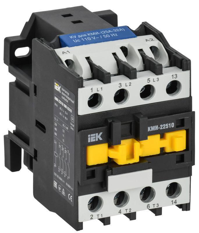 Контактор КМИ-22510 25А 110В/АС3 1НО KARAT IEK KKM21-025-110-10
