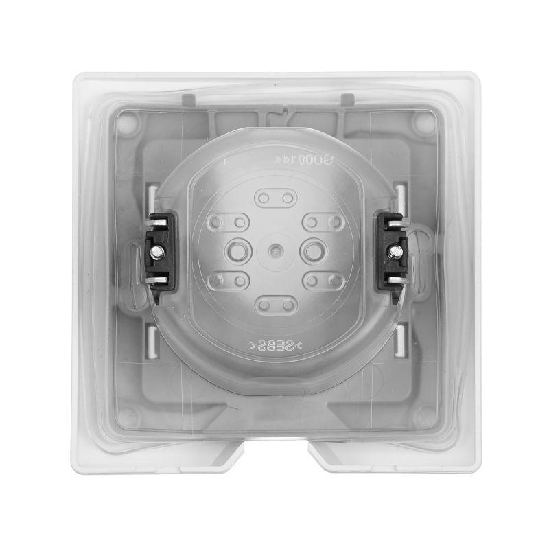 Вывод кабеля СП Etika IP44 с рамкой бел. Leg 672290