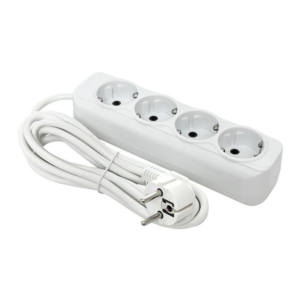 Удлинитель 4х3м с заземл. 16А IP20 Эксперт 3.0кВт ПВС 3х1 PROxima EKF UBA16-310-4-03