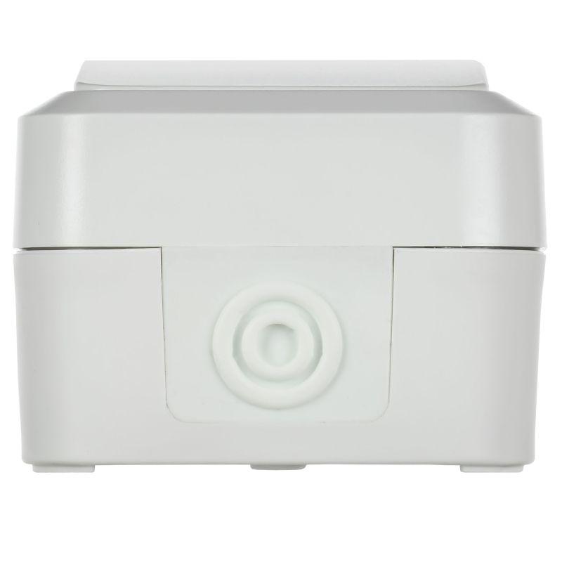 Выключатель кнопочный 1-кл. ОП TORS TS310 10А IP55 бел. IEK TS-V14-0-10-55-K01