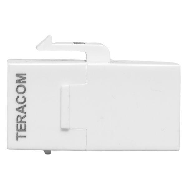 Адаптер проходной Keystone RJ45-RJ45 кат.6 неэкранир. бел. TERACOM PRO EKF TRP-INLC-KSTN-6UTP-WH
