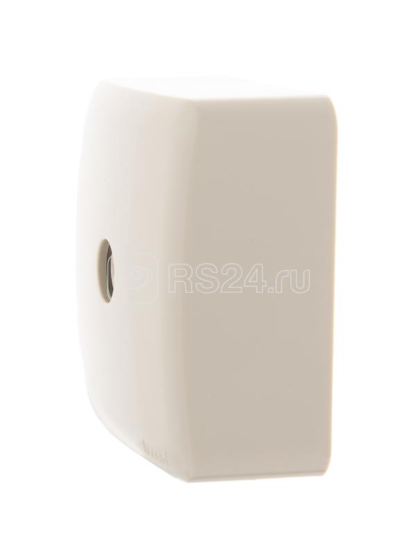 Розетка телевизионная проходная TV 1-м ОП Viola крем. LEZARD 751-0300-129