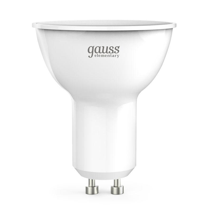 Лампа светодиодная Elementary 9Вт MR16 софит 4100К нейтр. бел. GU10 660лм GAUSS 13629