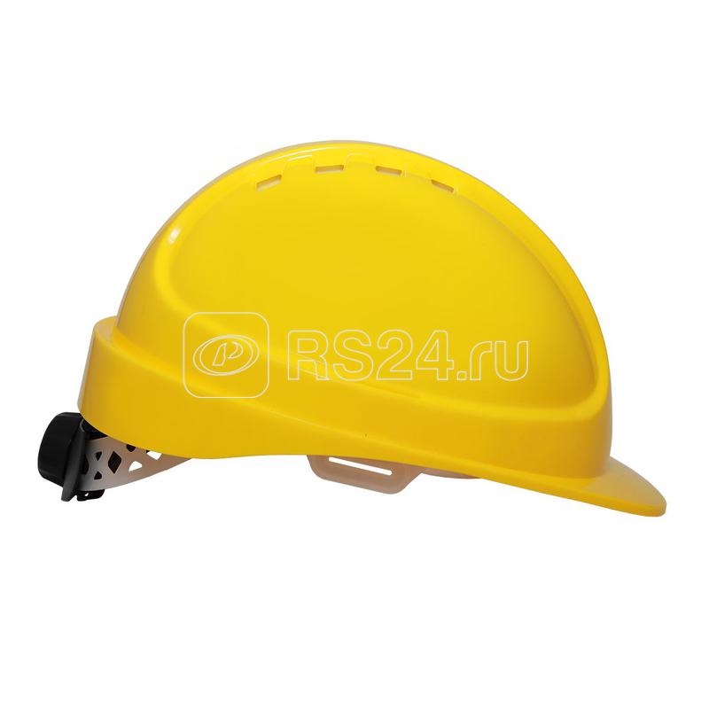 Каска Форвард текстиль храповик желт. ЕЛАНПЛАСТ КАС105-Ж