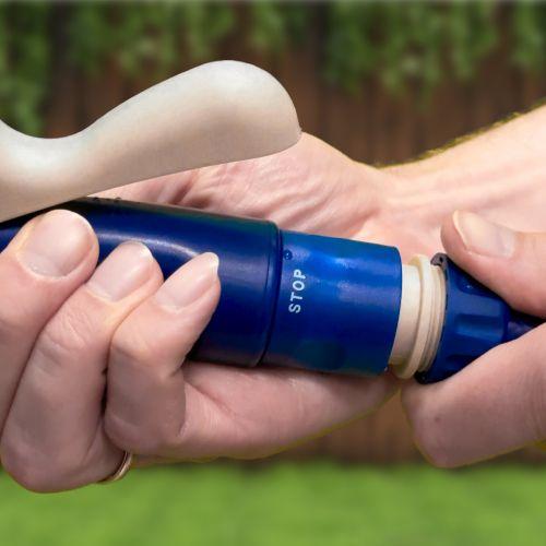 Комплект для полива (пистолет-распылитель штуцер коннектор коннектор с аквастопом) для 1/2 и 3/4 (1/12) Green Apple Б0017786