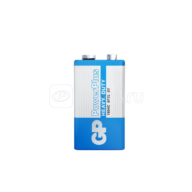 Элемент питания солевой "крона" 6F22 9В PowerPlus (уп.1шт) GP 11088 Элемент питания солевой "крона" 6F22 9В PowerPlus (уп.1шт) GP 11088