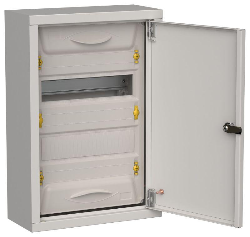 Корпус ЩРн-24 (1х24) TITAN 5 460х310х140 IP31 метал. сер. IEK TI5-50-N-024-31-7035