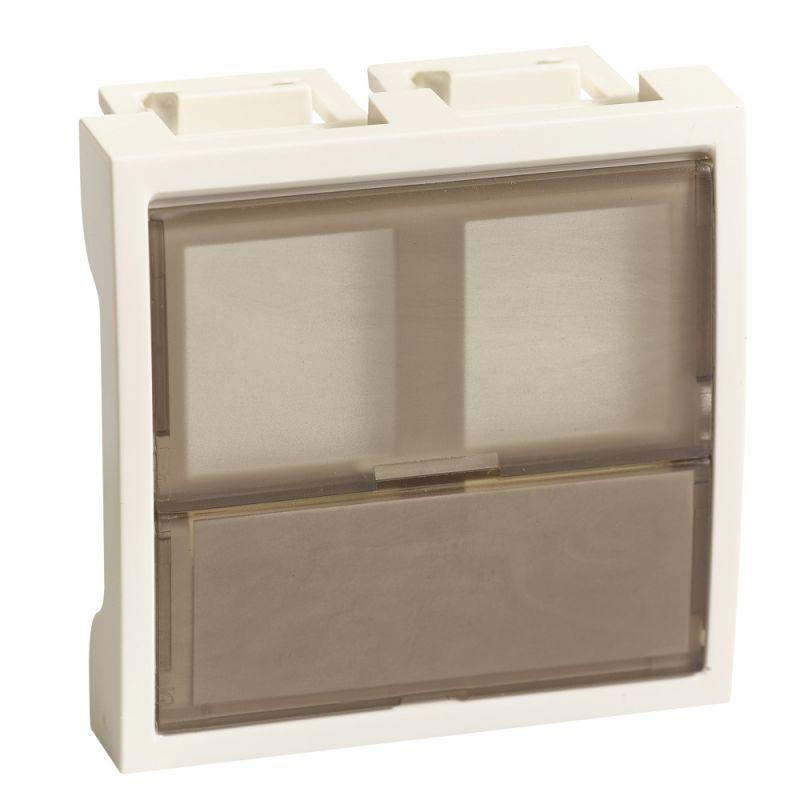 Панель лицевая 2мод. Д/2ХRJ45 KEYSTONE бел. SchE ETK45245E