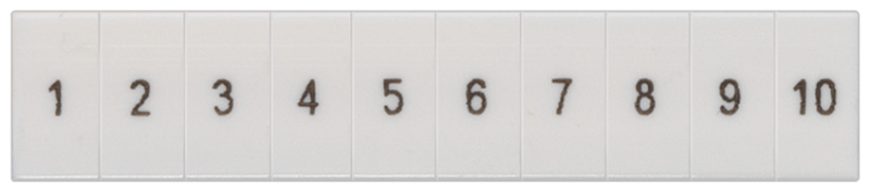 Табличка длинная 11 - 20 ZB5 Siemens 8WH81202AB15