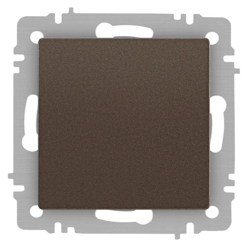 Кнопка Accent 6-109-08 10А-250В IP20 СУ бронза Intro Б0063619