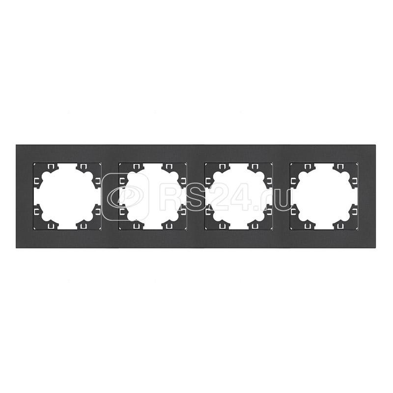 Рамка 4-м Афина универс. графит Universal A0046-Gr