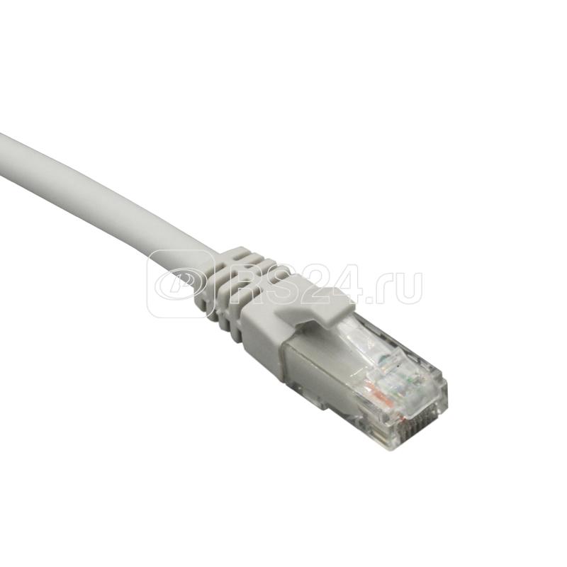 Патч-корд 2м UTP 6 4х2 24AWG (7х0.2мм) Cu LSZH сер. SUPRLAN 10-0168