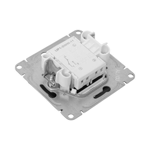 Выключатель проходной 1-кл. СП Эпика механизм черн. EKF UP1-SWB-11