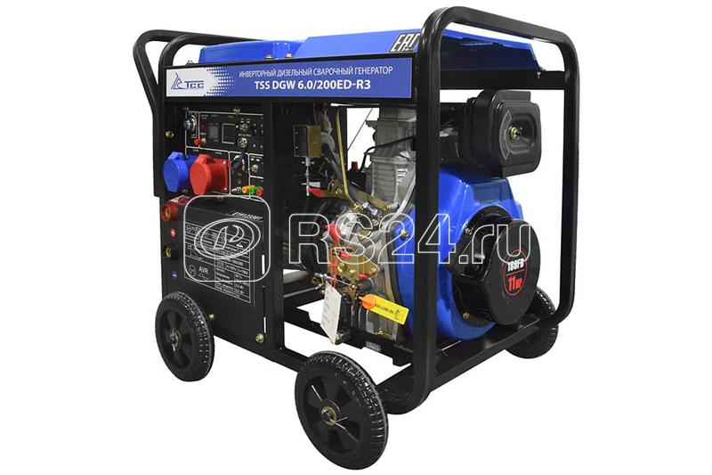 Электростанция/генератор дизельный инверторный сварочный TSS DGW 6.0/200ED-R3 ТСС 026496